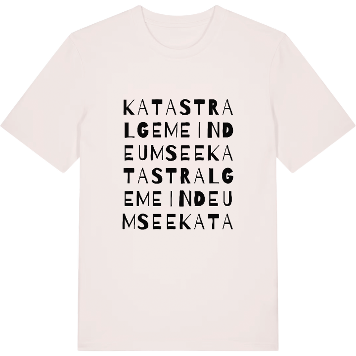 Katastralgemeinde Umsee ordlek t-shirt – t-shirt från PinShirt