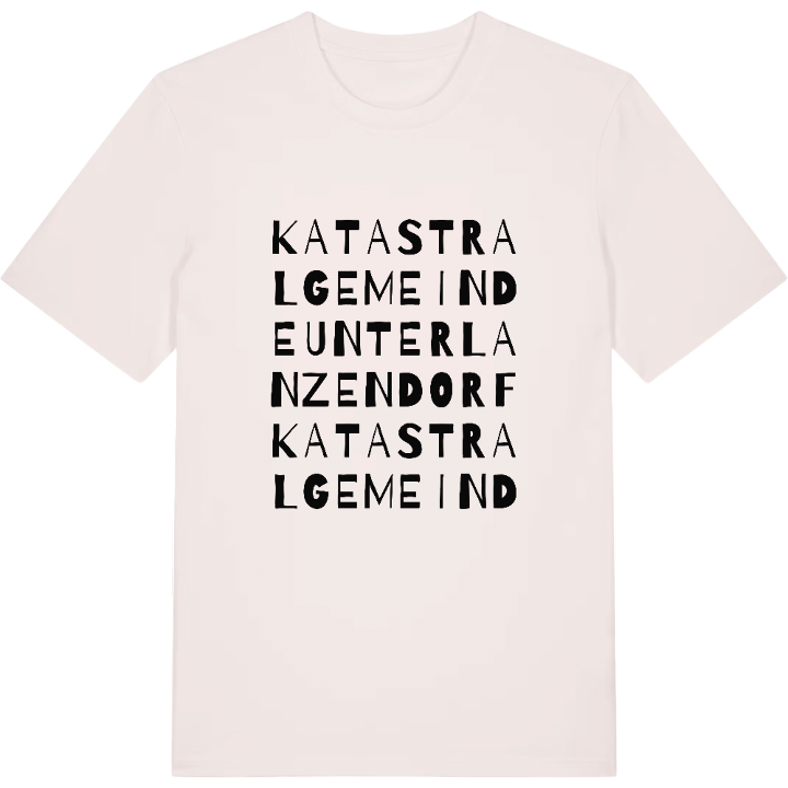 Katastralgemeinde Unterlanzendorf ordlek t-shirt – t-shirt från PinShirt