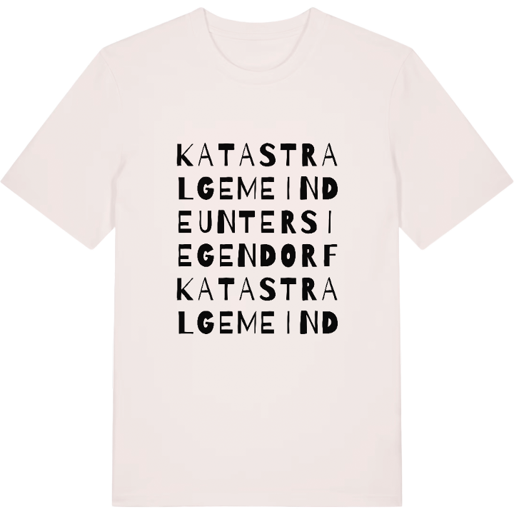 Katastralgemeinde Untersiegendorf ordlek t-shirt – t-shirt från PinShirt