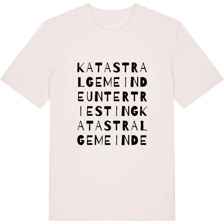 Katastralgemeinde Untertriesting ordlek t-shirt – t-shirt från PinShirt