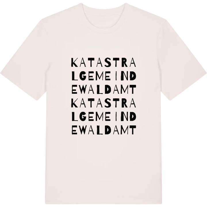 Katastralgemeinde Waldamt ordlek t-shirt – t-shirt från PinShirt