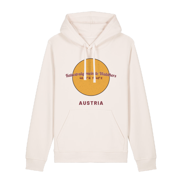 Katastralgemeinde Waldhers cirkel hoodie – hoodie från PinShirt