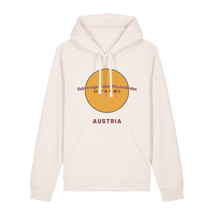 Katastralgemeinde Weichselboden cirkel hoodie – hoodie från PinShirt