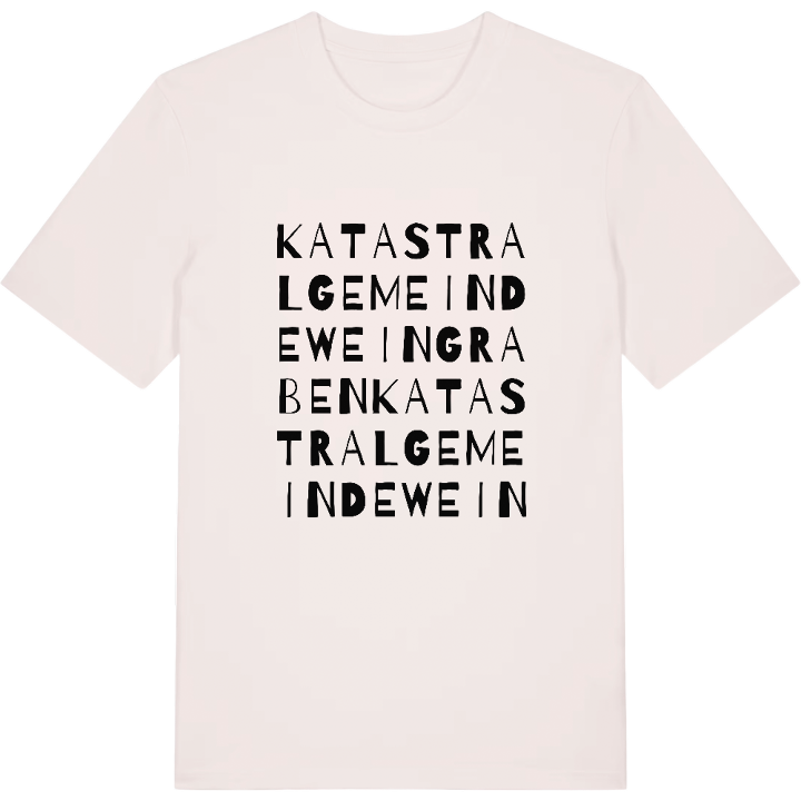Katastralgemeinde Weingraben ordlek t-shirt – t-shirt från PinShirt