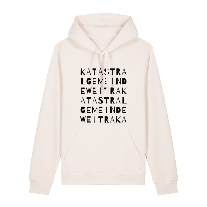 Katastralgemeinde Weitra ordlek hoodie – hoodie från PinShirt