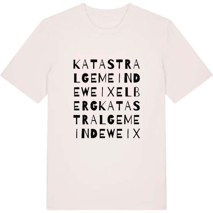 Katastralgemeinde Weixelberg ordlek t-shirt – t-shirt från PinShirt
