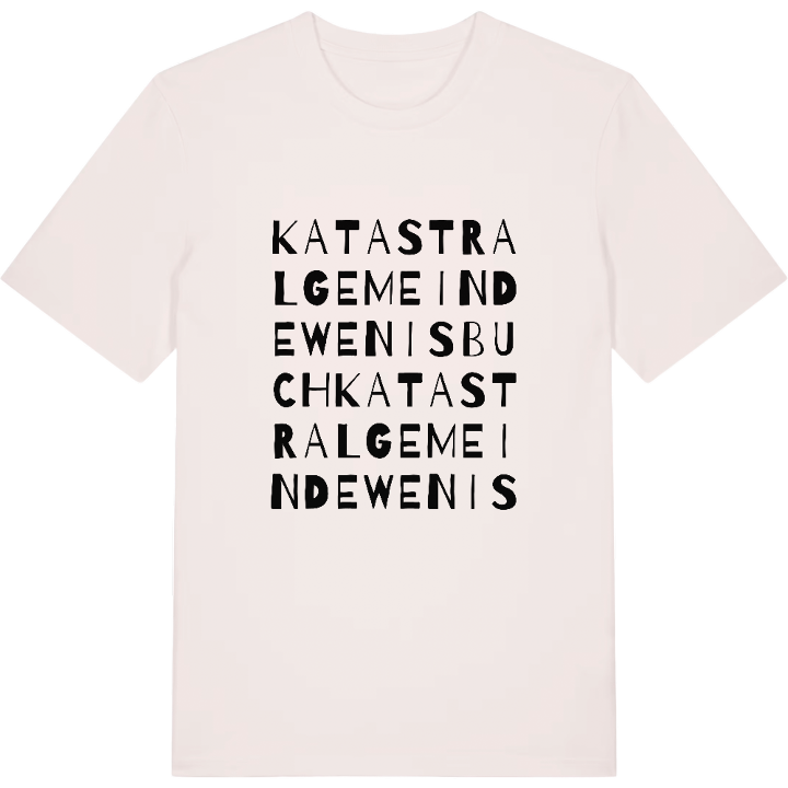 Katastralgemeinde Wenisbuch ordlek t-shirt – t-shirt från PinShirt