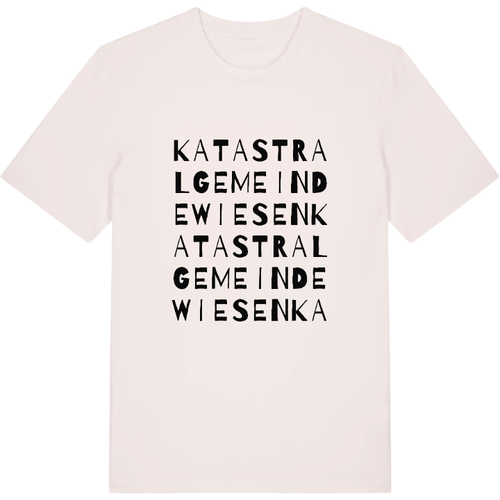 Katastralgemeinde Wiesen ordlek t-shirt – t-shirt från PinShirt