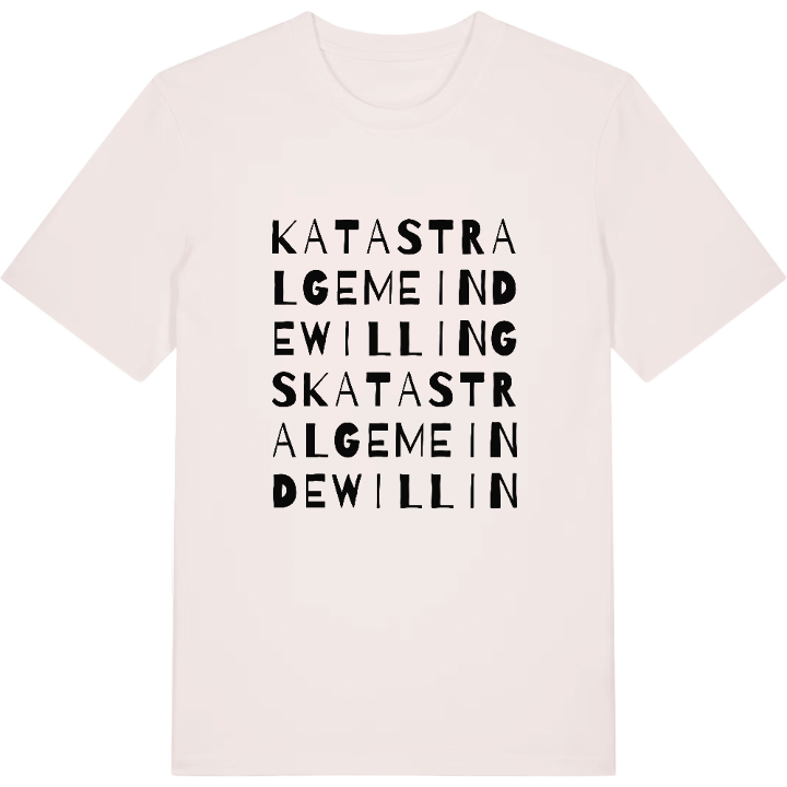 Katastralgemeinde Willings ordlek t-shirt – t-shirt från PinShirt