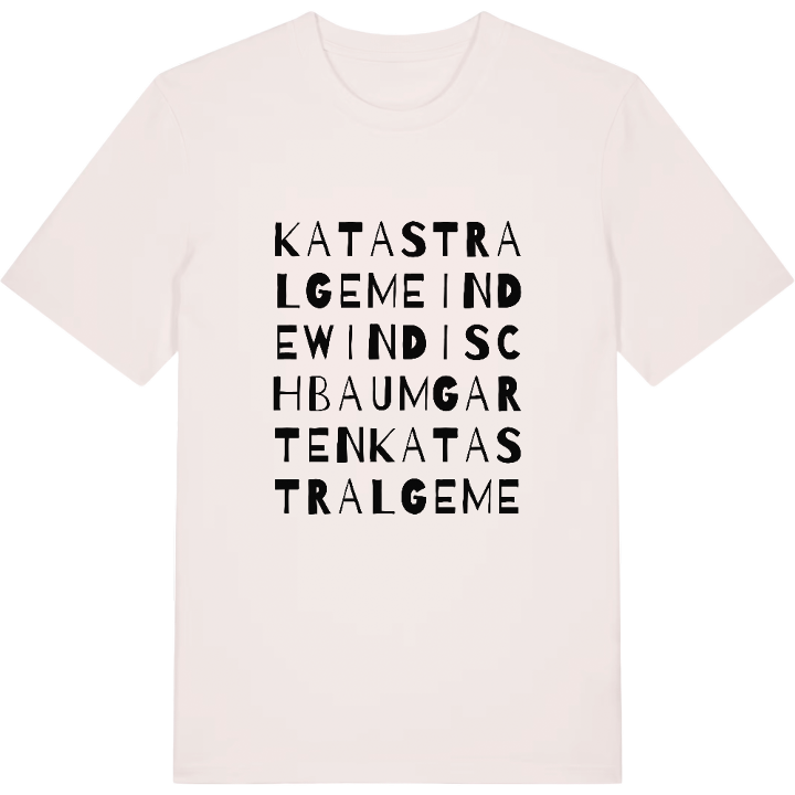 Katastralgemeinde Windisch Baumgarten ordlek t-shirt – t-shirt från PinShirt