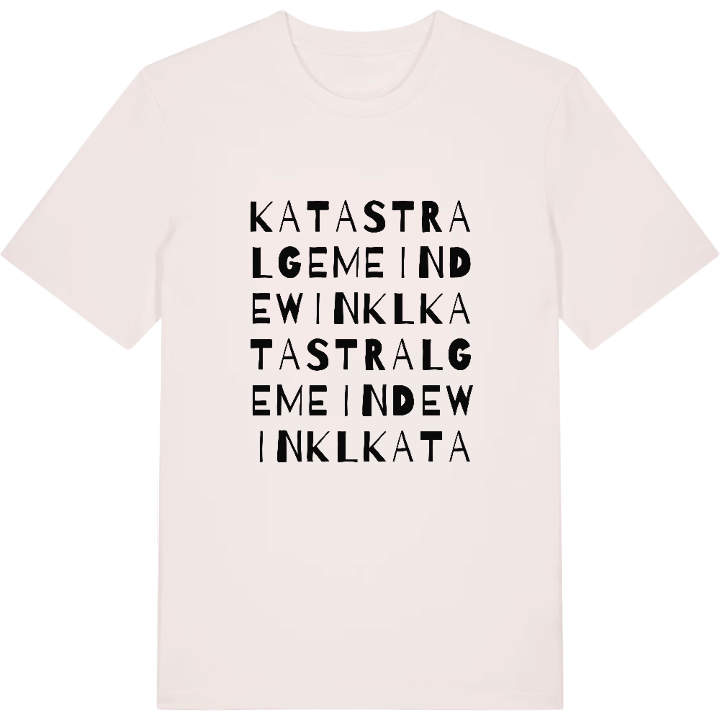 Katastralgemeinde Winkl ordlek t-shirt – t-shirt från PinShirt