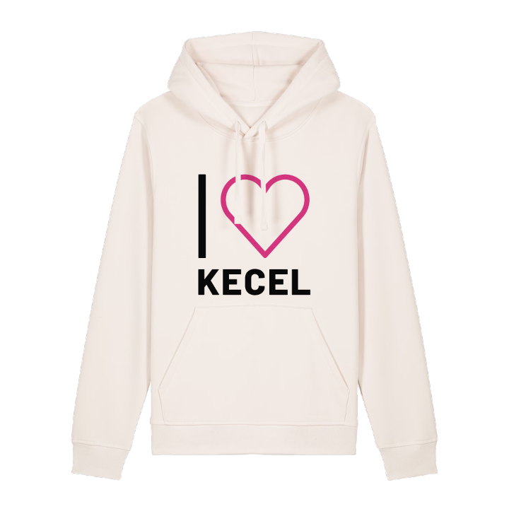 Jag älskar Kecel hoodie stort tryck – hoodie från PinShirt