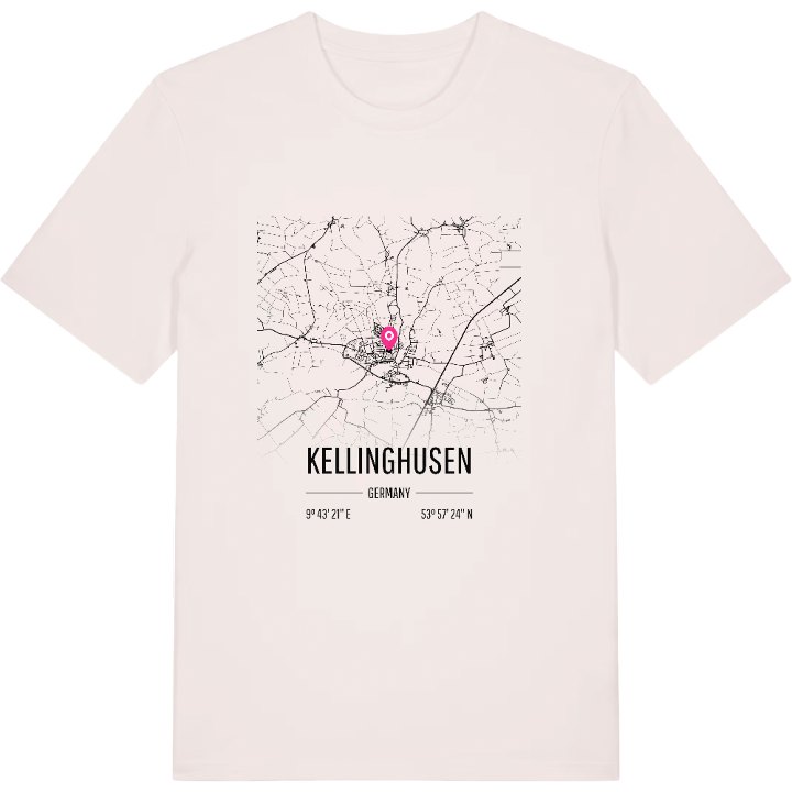 Kellinghusen karta t-shirt – t-shirt från PinShirt