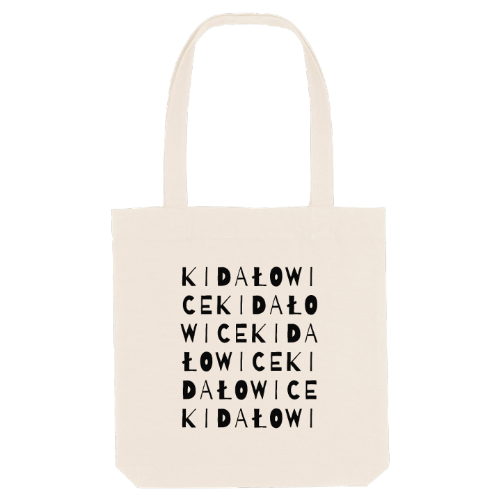 Kidałowice ordlek tygkasse – tygkasse från PinShirt