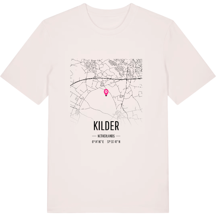 Kilder karta t-shirt – t-shirt från PinShirt