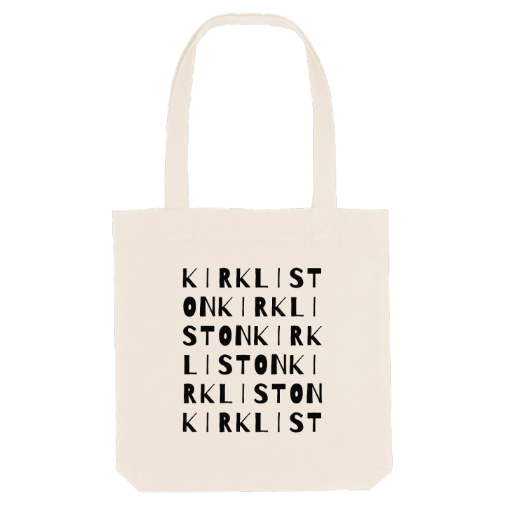 Kirkliston ordlek tygkasse – tygkasse från PinShirt