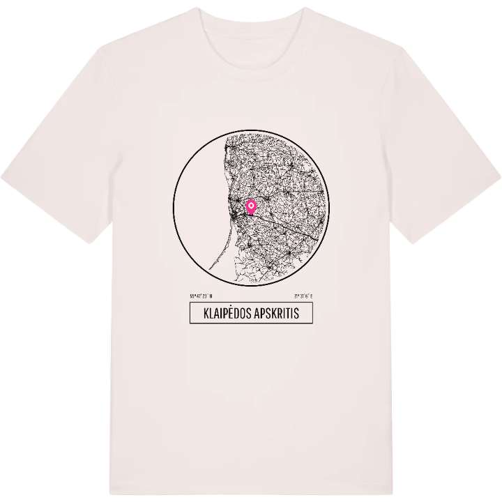 Klaipėdos apskritis t-shirt – t-shirt från PinShirt