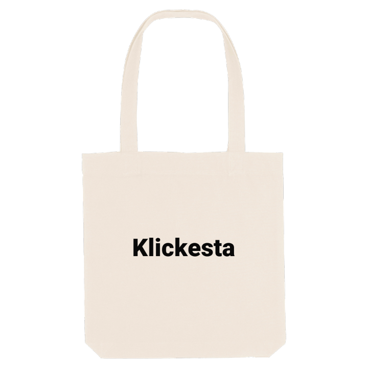 Klickesta fetstil tygkasse – tygkasse från PinShirt