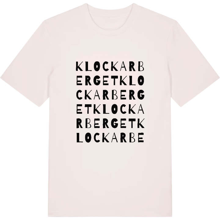 Klockarberget ordlek t-shirt – t-shirt från PinShirt