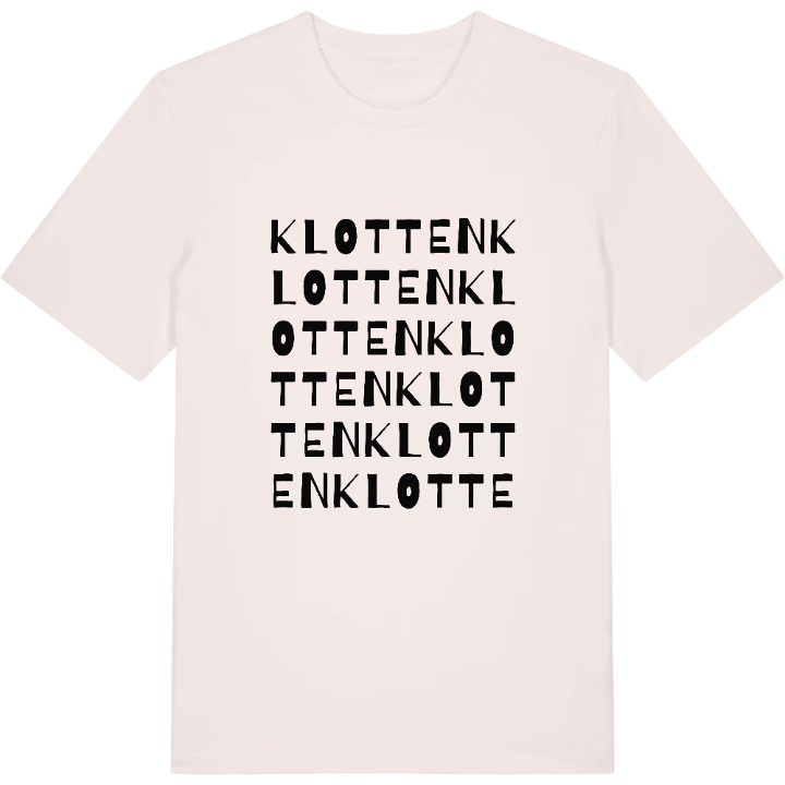 Klotten ordlek t-shirt – t-shirt från PinShirt