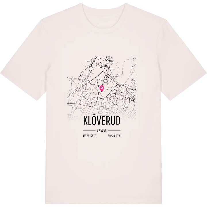 Klöverud karta t-shirt – t-shirt från PinShirt