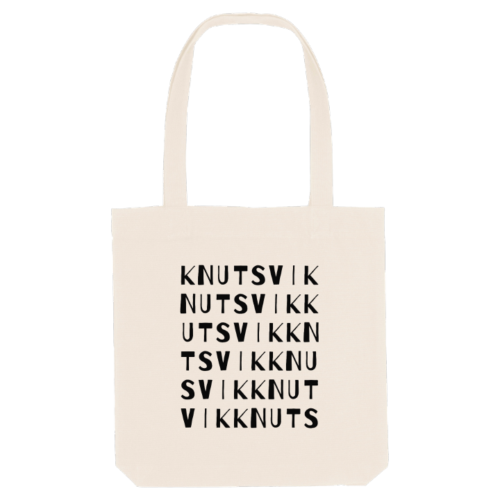 Knutsvik ordlek tygkasse – tygkasse från PinShirt