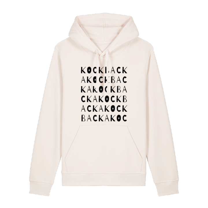Kockbacka ordlek hoodie – hoodie från PinShirt