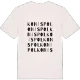 Konispol ordlek t-shirt