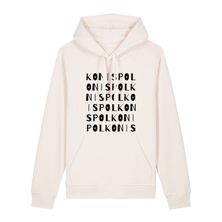 Konispol ordlek hoodie – hoodie från PinShirt