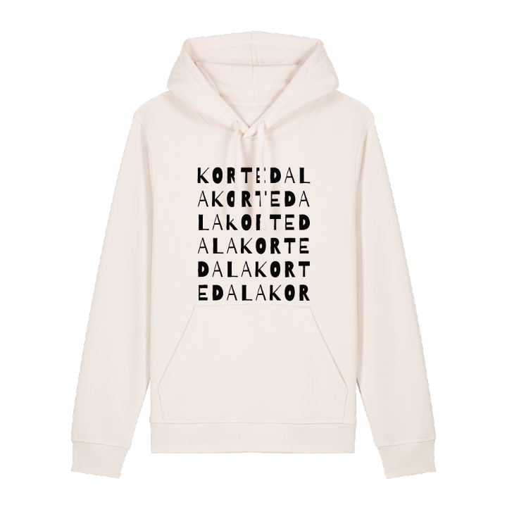 Kortedala ordlek hoodie – hoodie från PinShirt