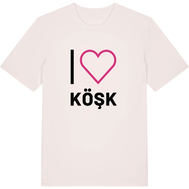 Jag älskar Köşk t-shirt stort tryck – t-shirt från PinShirt