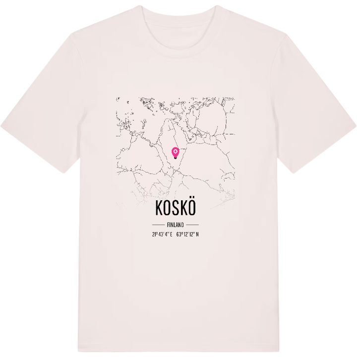 Koskö karta t-shirt – t-shirt från PinShirt