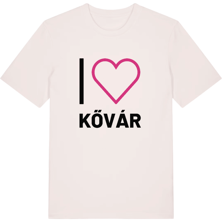 Jag älskar Kővár t-shirt stort tryck – t-shirt från PinShirt