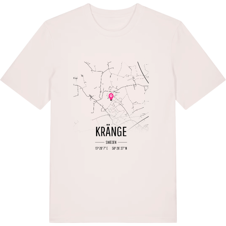 Kränge karta t-shirt – t-shirt från PinShirt