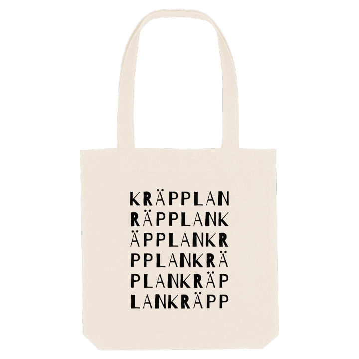Kräpplan ordlek tygkasse – tygkasse från PinShirt