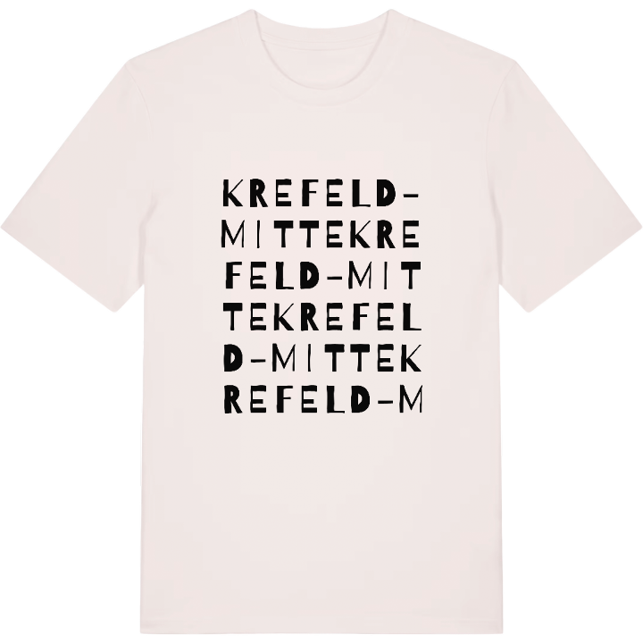 Krefeld-Mitte ordlek t-shirt – t-shirt från PinShirt