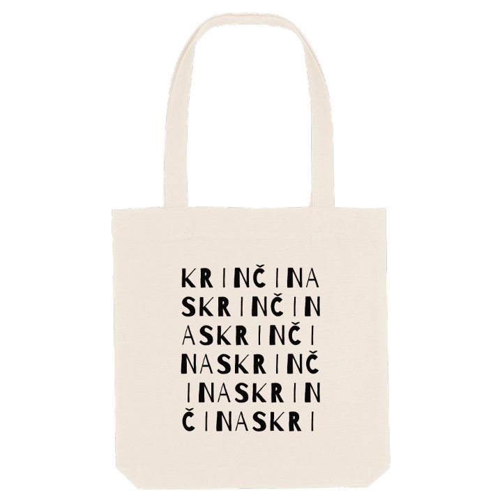 Krinčinas ordlek tygkasse – tygkasse från PinShirt