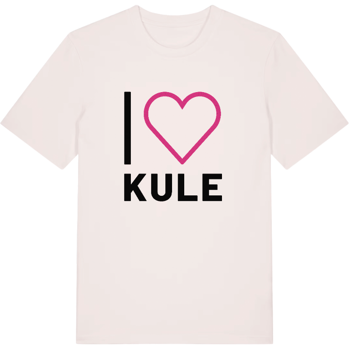 Jag älskar Kule t-shirt stort tryck – t-shirt från PinShirt