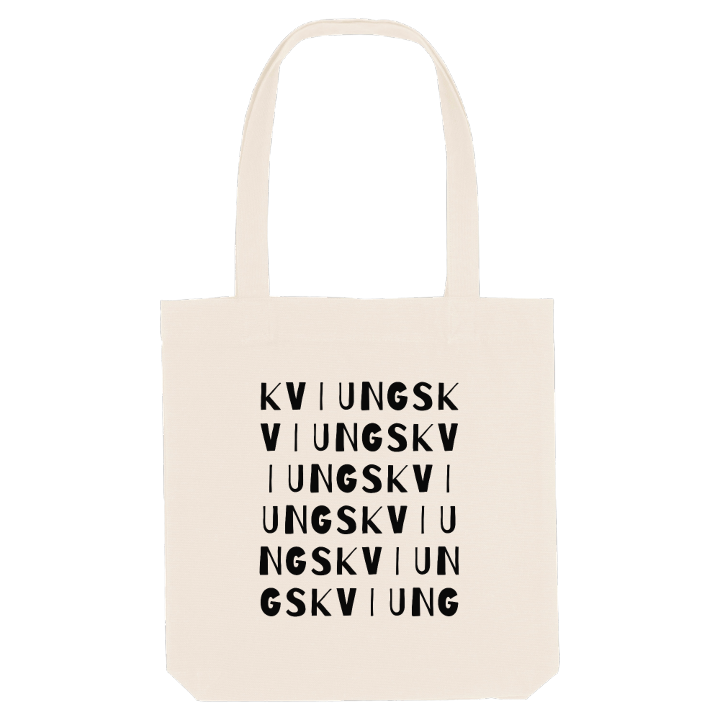 Kviungs ordlek tygkasse – tygkasse från PinShirt