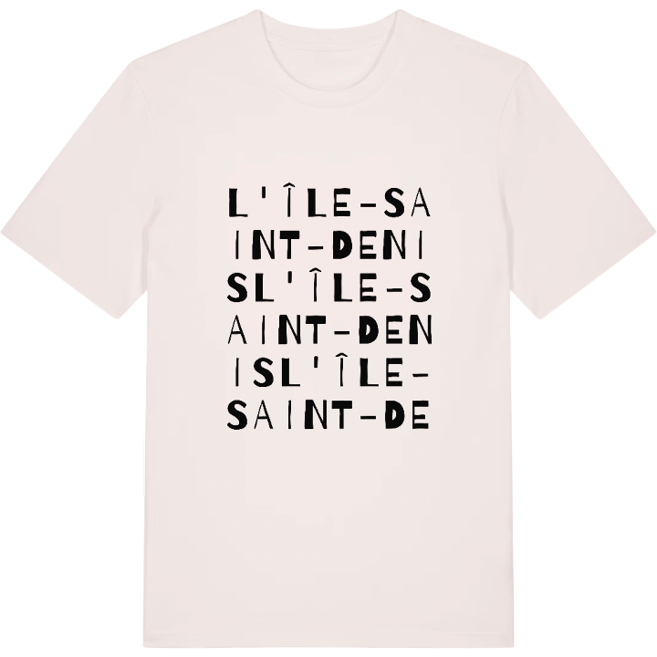 L'Île-Saint-Denis ordlek t-shirt – t-shirt från PinShirt