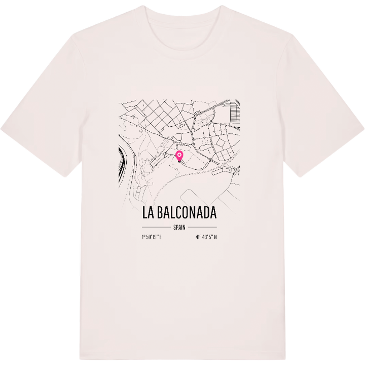 la Balconada karta t-shirt – t-shirt från PinShirt