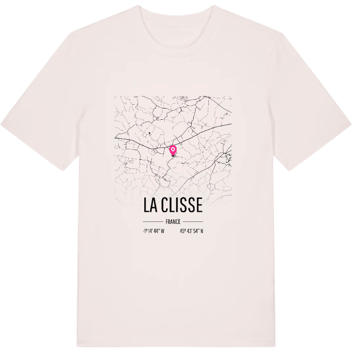 La Clisse karta t-shirt – t-shirt från PinShirt