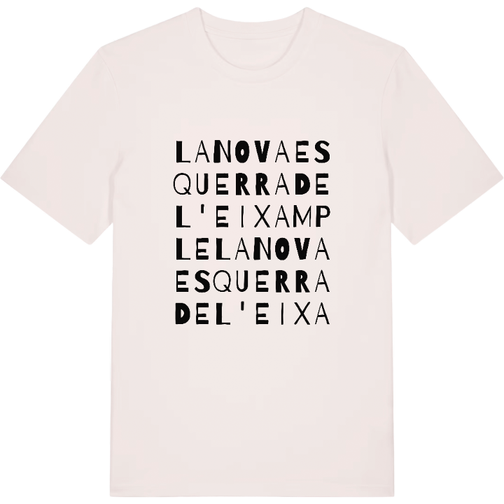 la Nova Esquerra de l'Eixample ordlek t-shirt – t-shirt från PinShirt