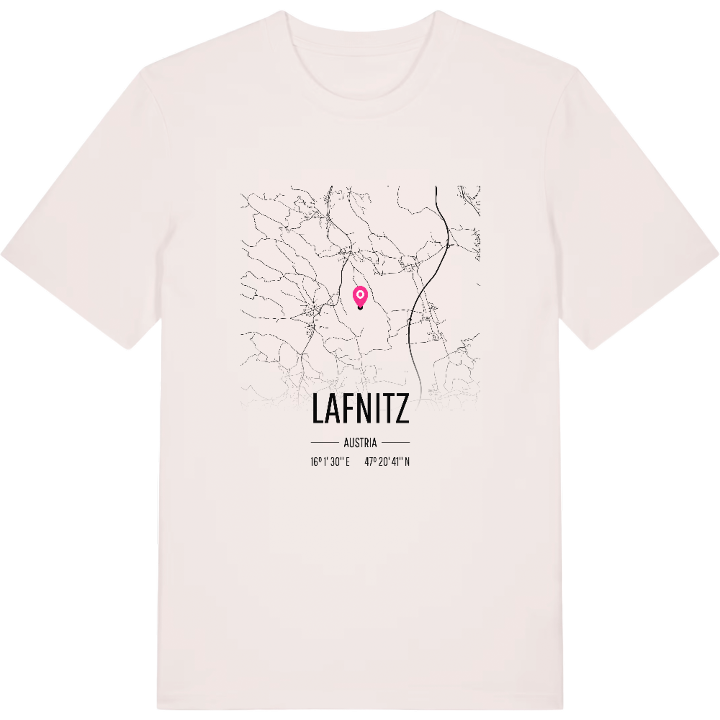 Lafnitz karta t-shirt – t-shirt från PinShirt