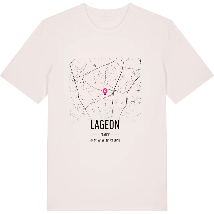 Lageon karta t-shirt – t-shirt från PinShirt