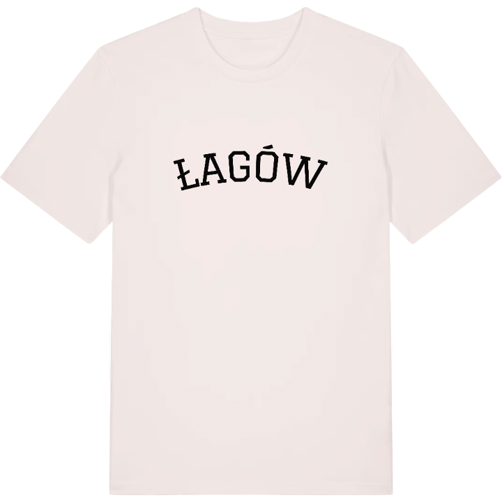 Łagów böjd t-shirt – t-shirt från PinShirt