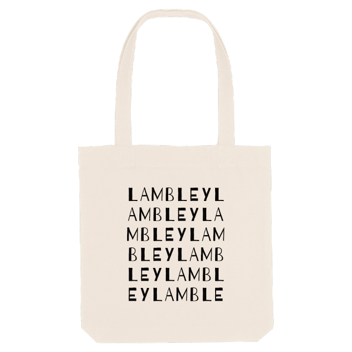 Lambley ordlek tygkasse – tygkasse från PinShirt