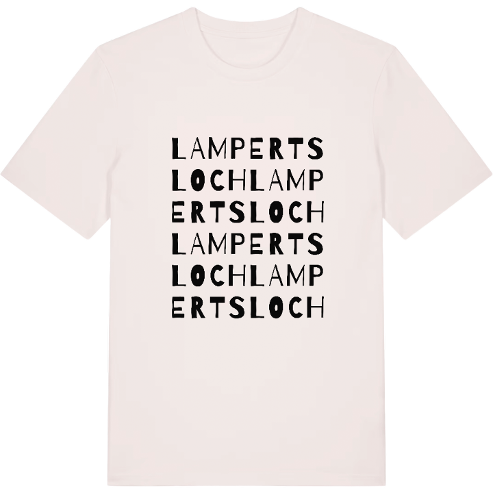 Lampertsloch ordlek t-shirt – t-shirt från PinShirt