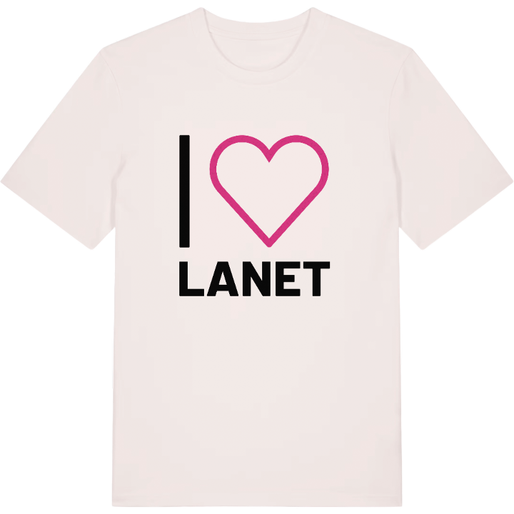 Jag älskar Lanet t-shirt stort tryck – t-shirt från PinShirt