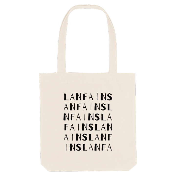 Lanfains ordlek tygkasse – tygkasse från PinShirt